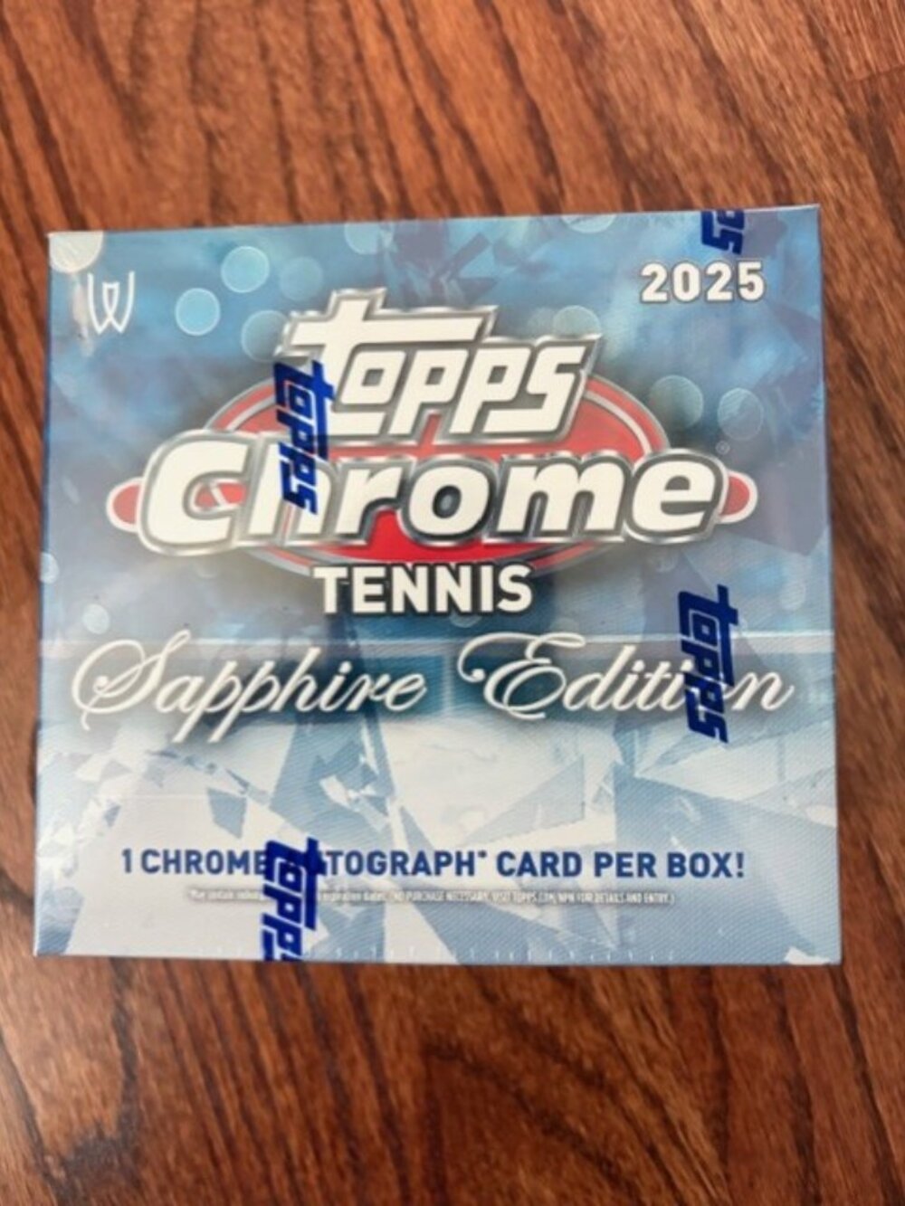 2025 Topps Chrome Sapphire Tennis Hobby Box Sealed Auto Rookie Cards - Picture 2 of 7